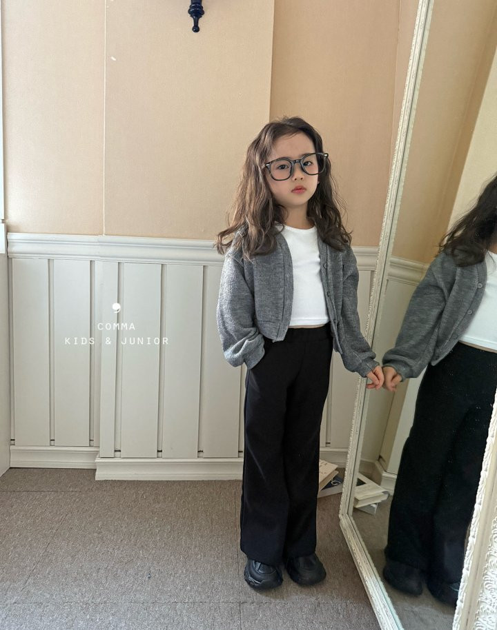 Comma - Korean Children Fashion - #fashionkids - Wide Bootscut Pants - 3