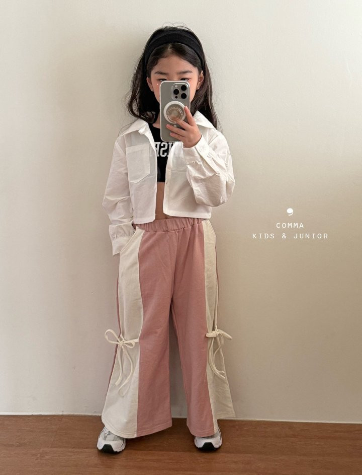 Comma - Korean Children Fashion - #fashionkids - Crop Shirt - 12