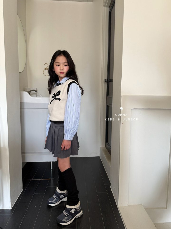 Comma - Korean Children Fashion - #kidsshorts - Ribbon Vest - 7