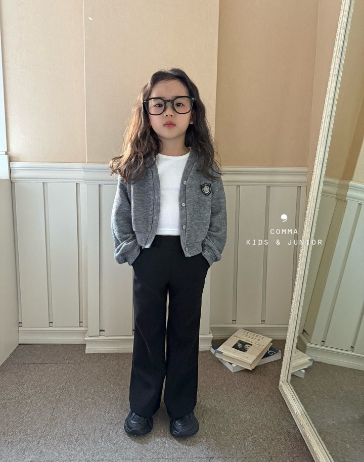 Comma - Korean Children Fashion - #fashionkids - Wide Bootscut Pants - 4
