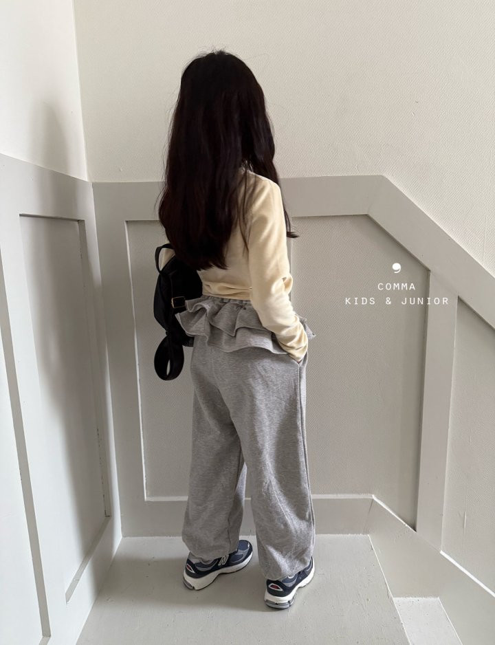 Comma - Korean Children Fashion - #kidsshorts - Cancan Jogger Pants - 10