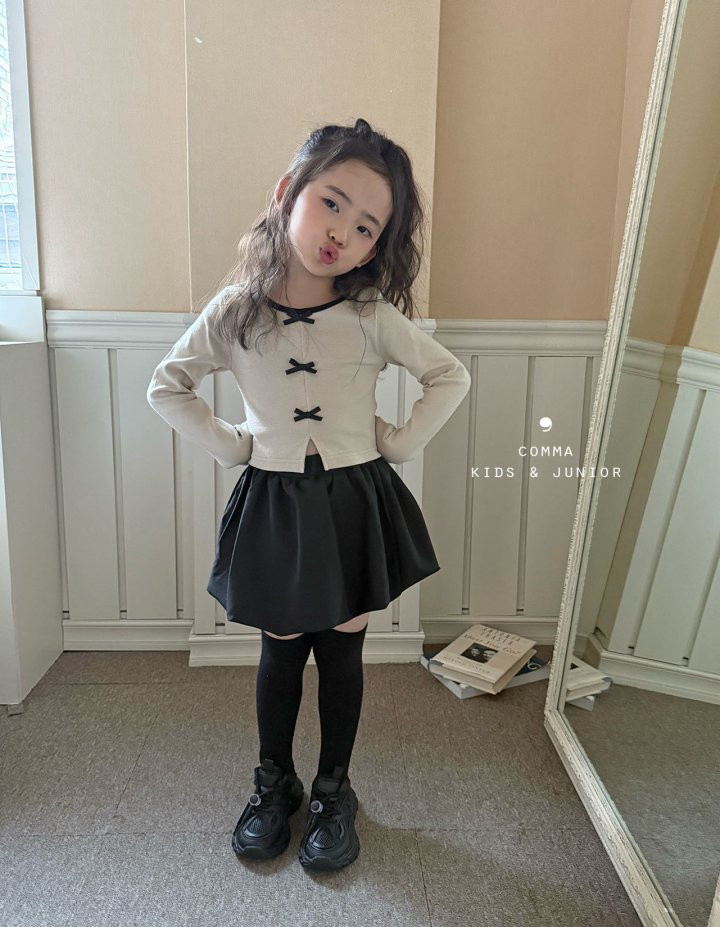 Comma - Korean Children Fashion - #kidsstore - Ribbon Slit Tee - 7