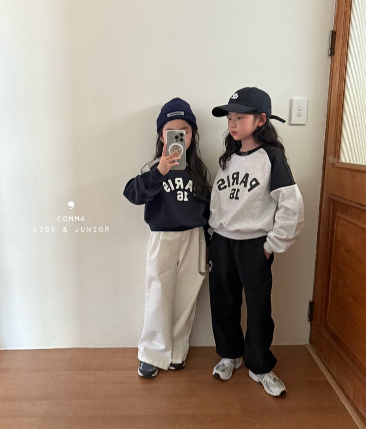 Comma - Korean Children Fashion - #kidsstore - Paris Sweatshirs