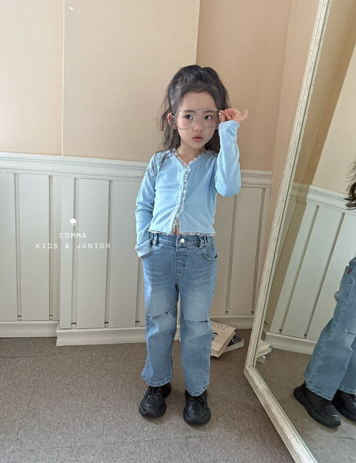 Comma - Korean Children Fashion - #kidsstore - Lace Cardigan - 8
