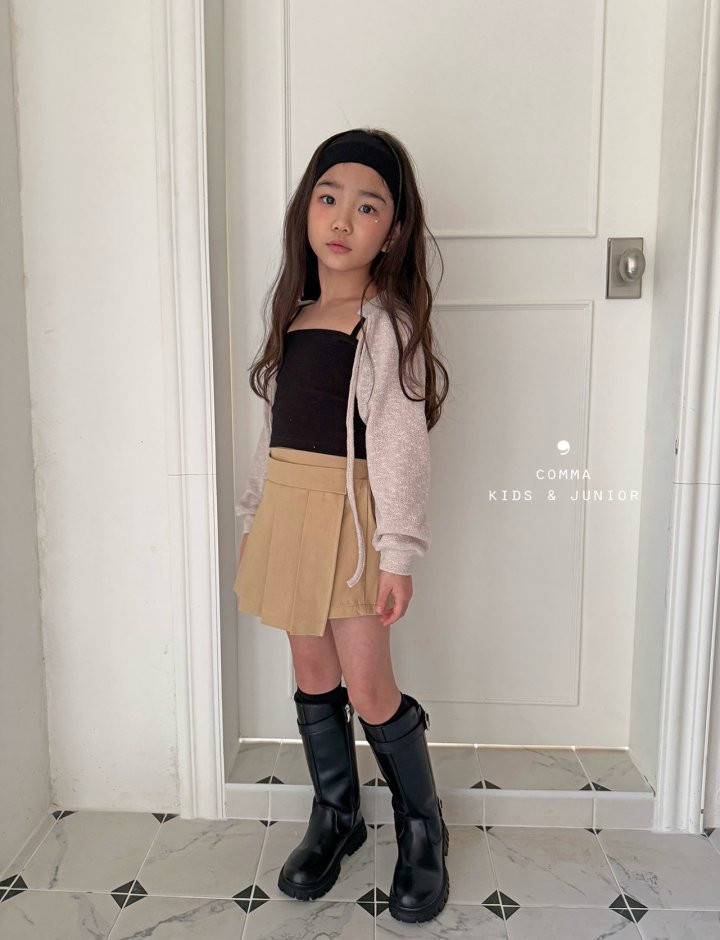 Comma - Korean Children Fashion - #kidsstore - Rib Sleeveless Top - 5