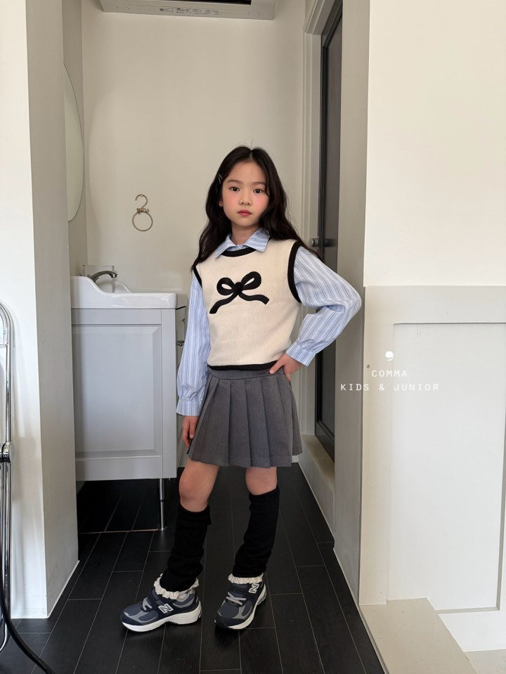 Comma - Korean Children Fashion - #kidzfashiontrend - Ribbon Vest - 9