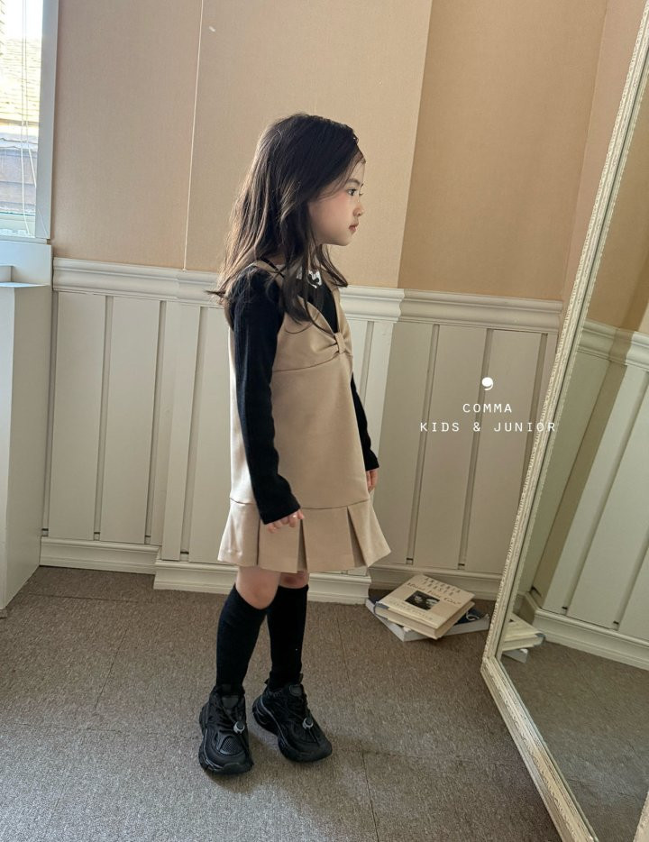 Comma - Korean Children Fashion - #kidzfashiontrend - Lace Ribbon Tee - 8