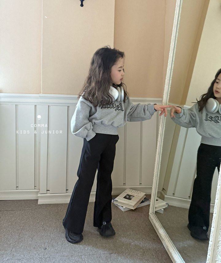 Comma - Korean Children Fashion - #kidzfashiontrend - Wide Bootscut Pants - 6