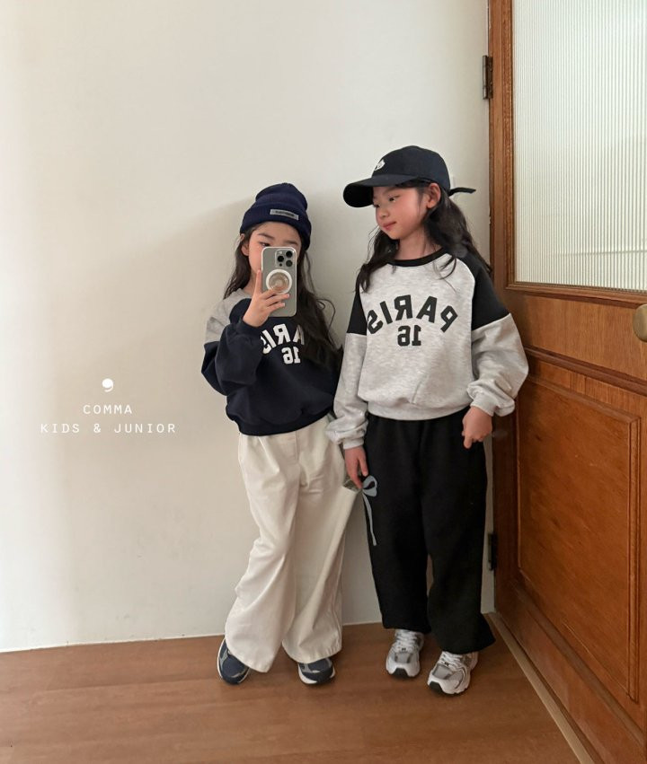 Comma - Korean Children Fashion - #kidzfashiontrend - Paris Sweatshirs - 2