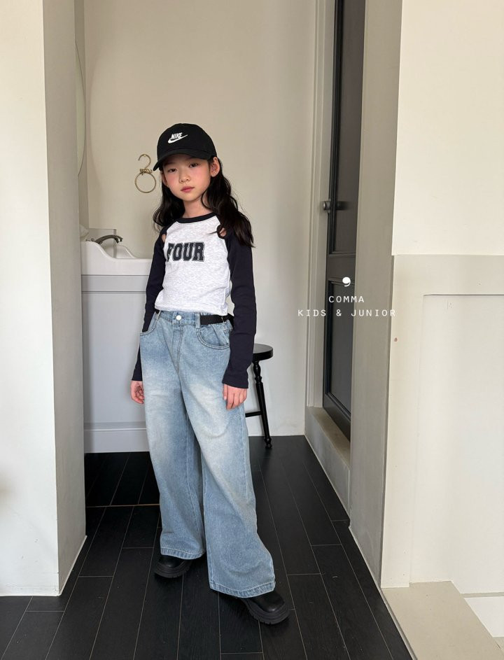 Comma - Korean Children Fashion - #kidzfashiontrend - Raglan Tee - 8