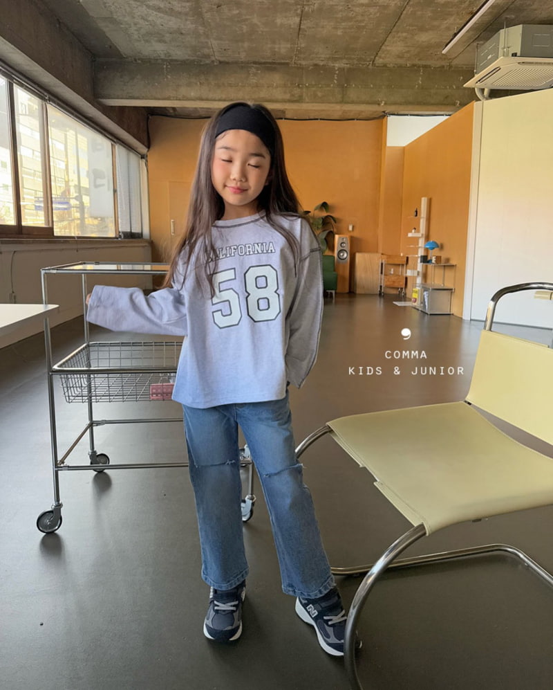 Comma - Korean Children Fashion - #kidzfashiontrend - Number Tee