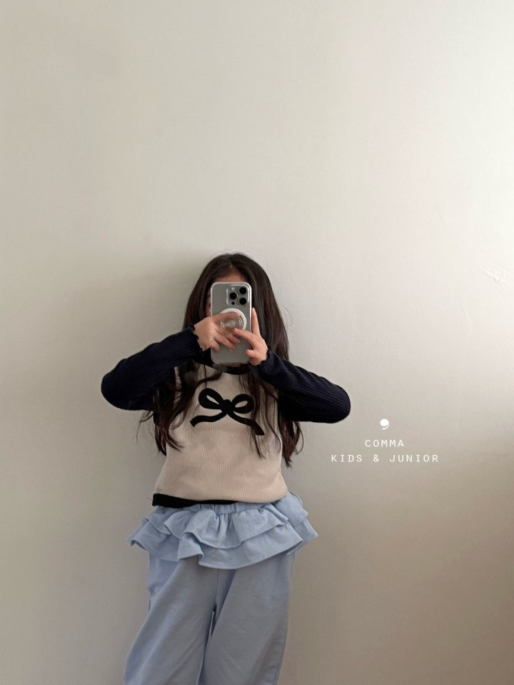 Comma - Korean Children Fashion - #littlefashionista - Ribbon Vest - 11