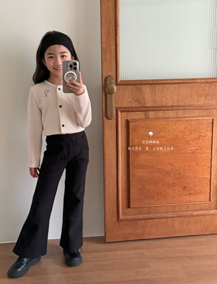 Comma - Korean Children Fashion - #littlefashionista - Wide Bootscut Pants - 8