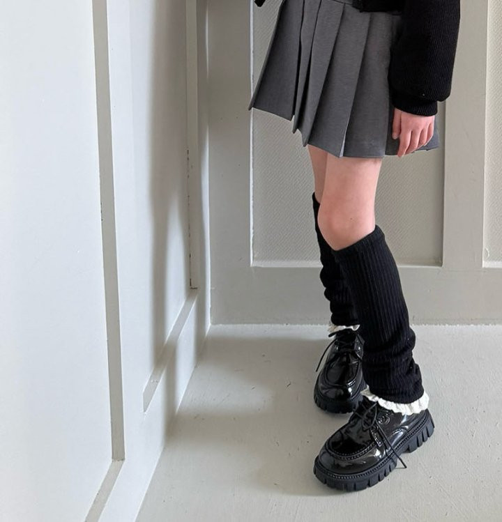 Comma - Korean Children Fashion - #littlefashionista - Lace Warmer