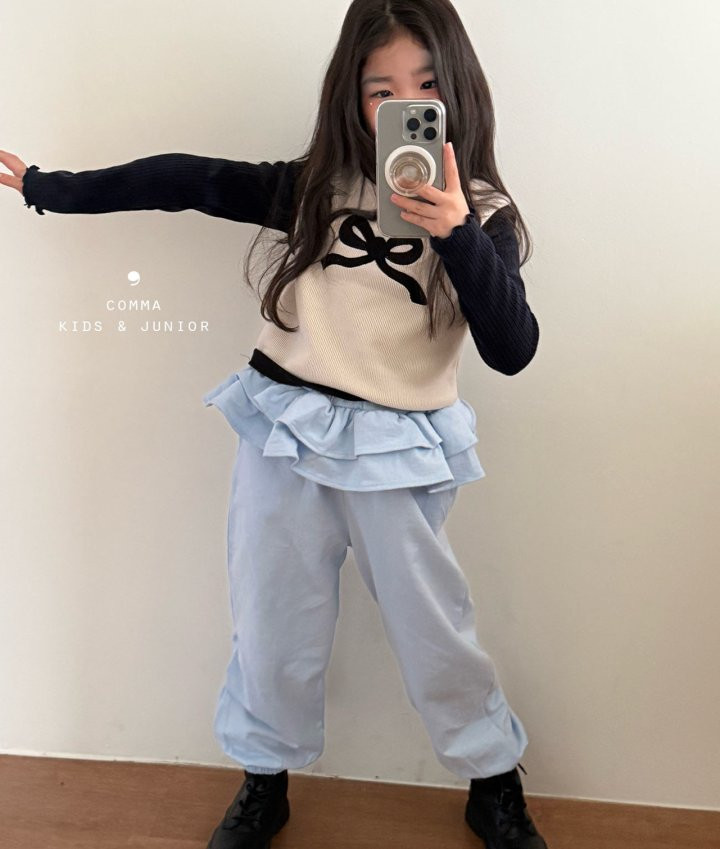 Comma - Korean Children Fashion - #magicofchildhood - Ribbon Vest - 12