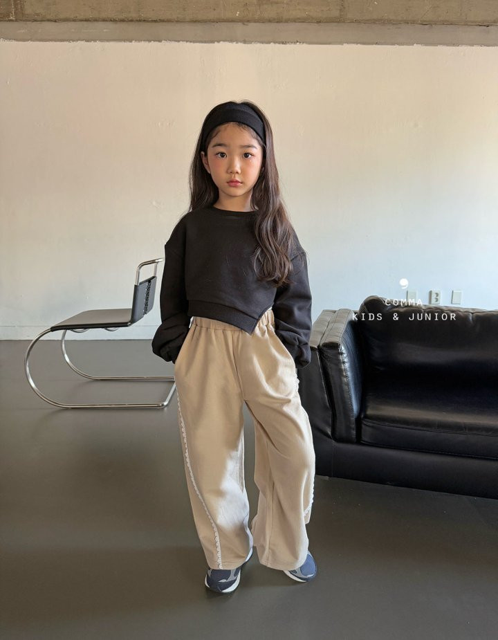 Comma - Korean Children Fashion - #magicofchildhood - Diagonal Lace Pants - 6