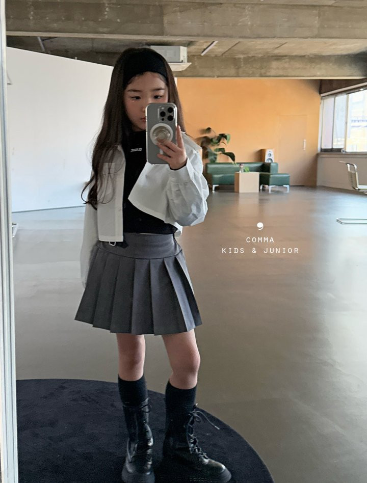 Comma - Korean Children Fashion - #magicofchildhood - Crop Shirt - 2