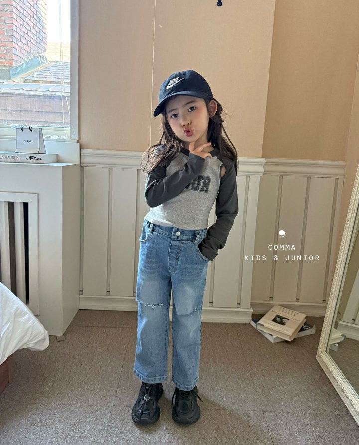 Comma - Korean Children Fashion - #magicofchildhood - Raglan Tee - 11