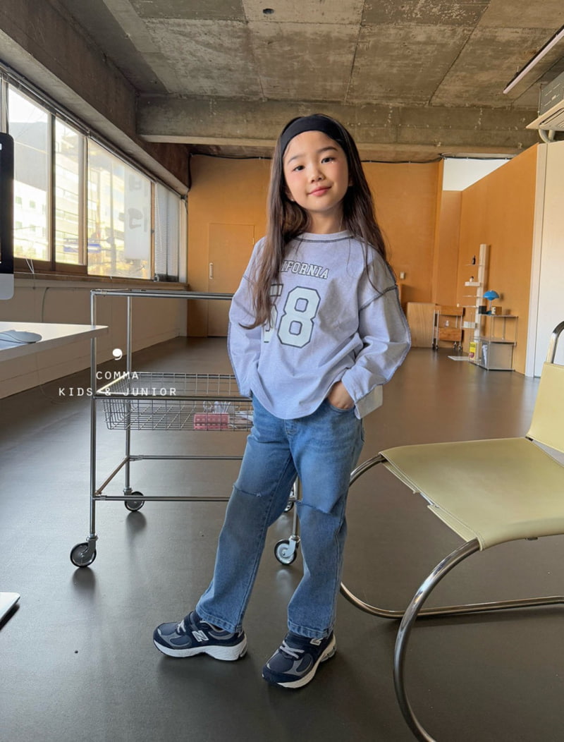 Comma - Korean Children Fashion - #littlefashionista - Number Tee - 4