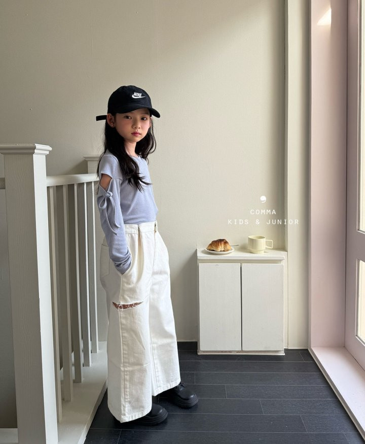 Comma - Korean Children Fashion - #magicofchildhood - Slit Pants - 3