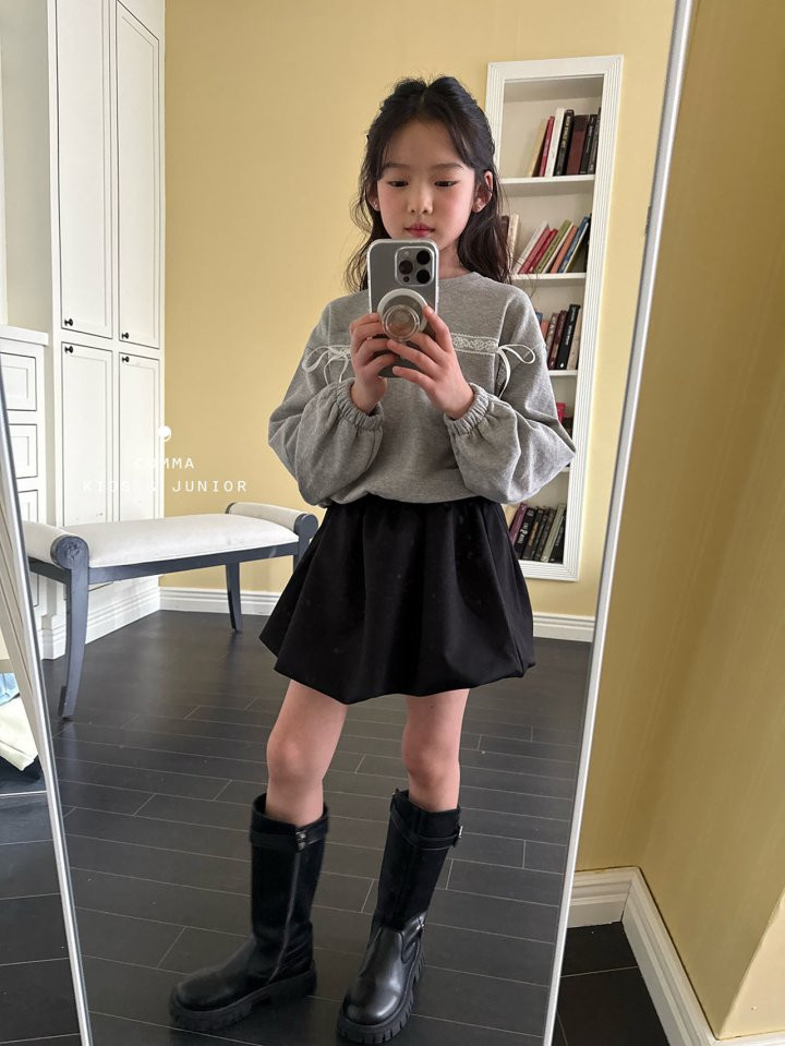 Comma - Korean Children Fashion - #minifashionista - Beauty Lace Sweatshirts - 8