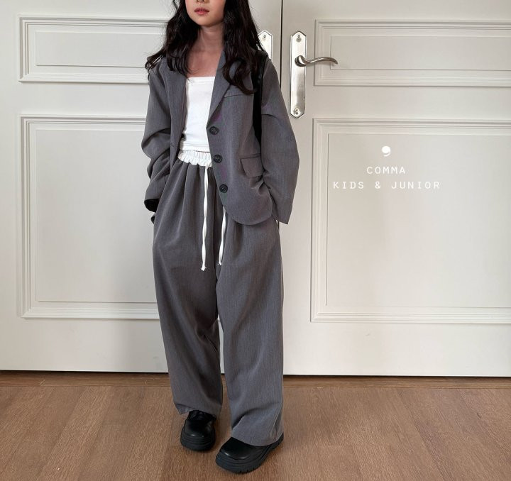 Comma - Korean Children Fashion - #minifashionista - Pintuck Slacks - 8