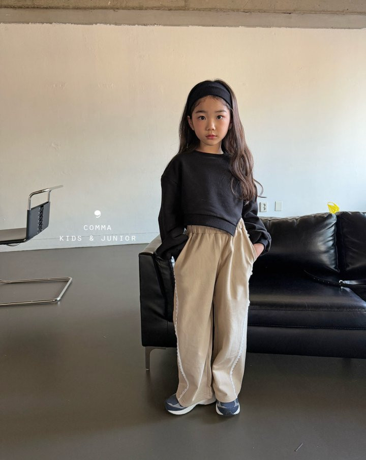 Comma - Korean Children Fashion - #prettylittlegirls - Diagonal Lace Pants - 8