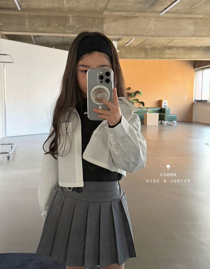 Comma - Korean Children Fashion - #prettylittlegirls - Belted Pleats Skirt - 7