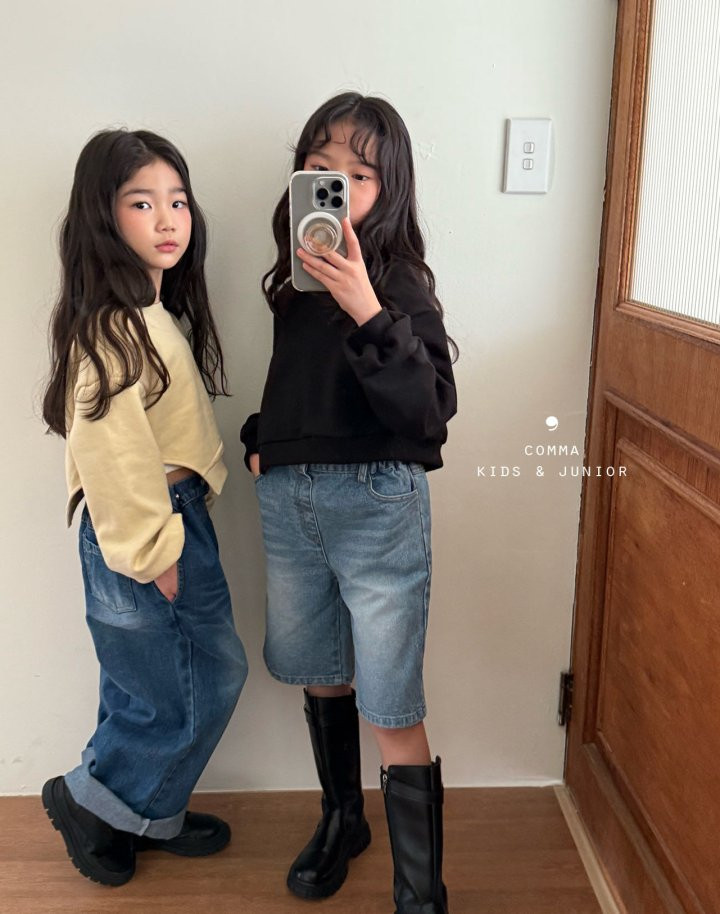 Comma - Korean Children Fashion - #stylishchildhood - Diagonal Sweatshirts - 2