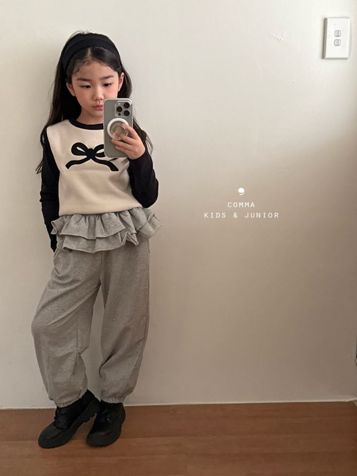 Comma - Korean Children Fashion - #toddlerclothing - Cancan Jogger Pants - 4