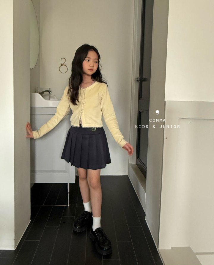 Comma - Korean Children Fashion - #stylishchildhood - Lace Cardigan