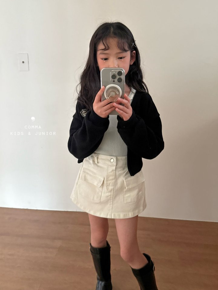 Comma - Korean Children Fashion - #todddlerfashion - Square Rib Tee - 7