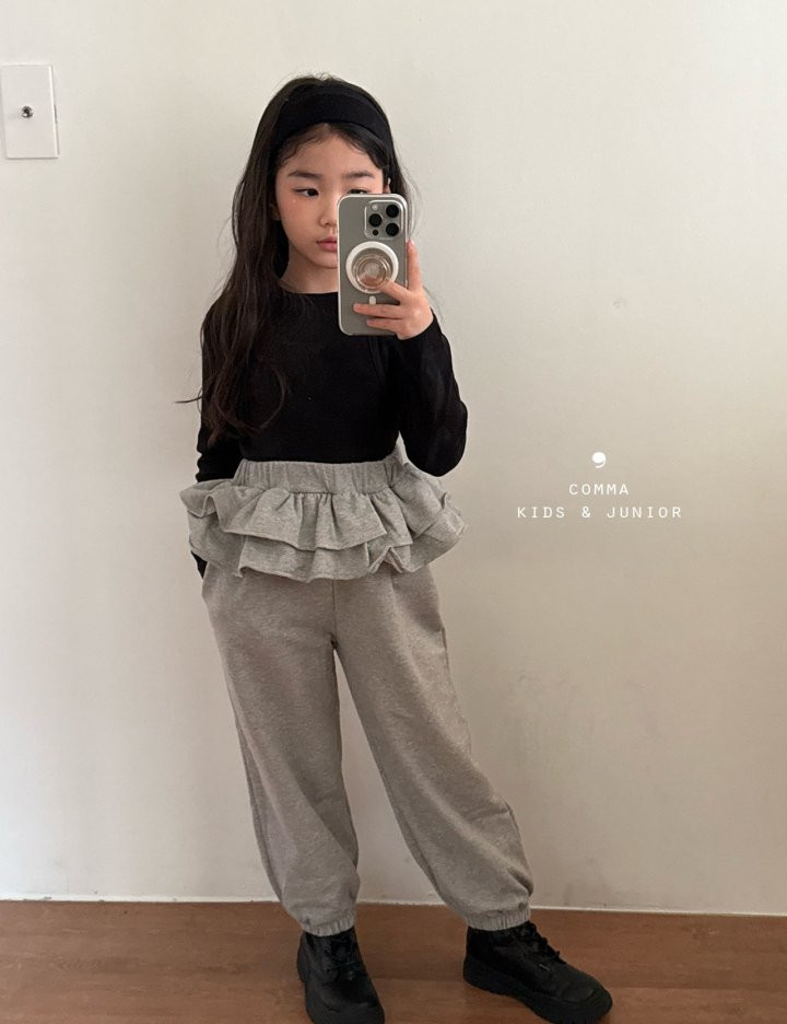 Comma - Korean Children Fashion - #todddlerfashion - Cancan Jogger Pants - 2