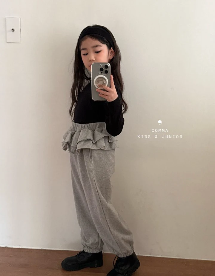Comma - Korean Children Fashion - #toddlerclothing - Cancan Jogger Pants - 3