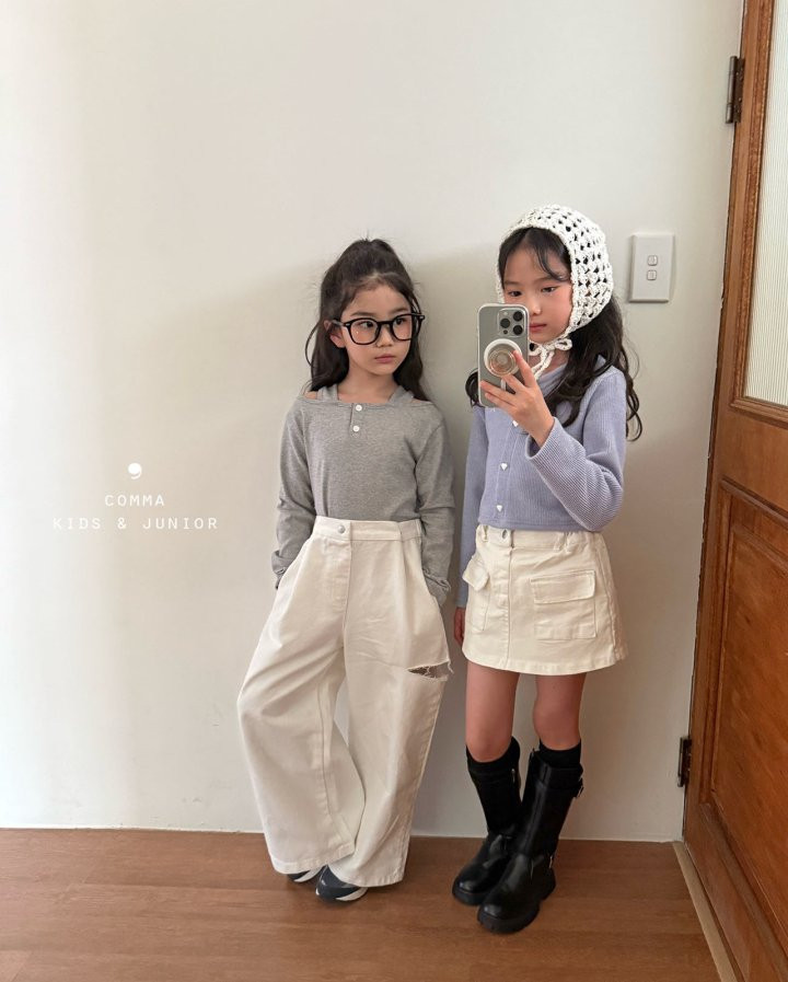 Comma - Korean Children Fashion - #toddlerclothing - Slit Pants - 7
