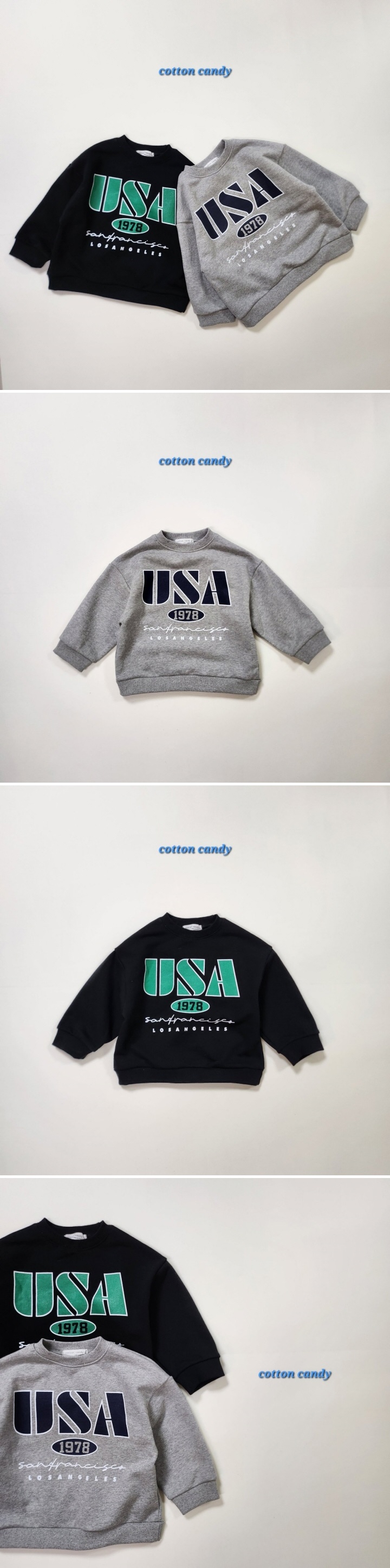 Cotton Candy - Korean Children Fashion - #kidsshorts - USA Sweatshirts