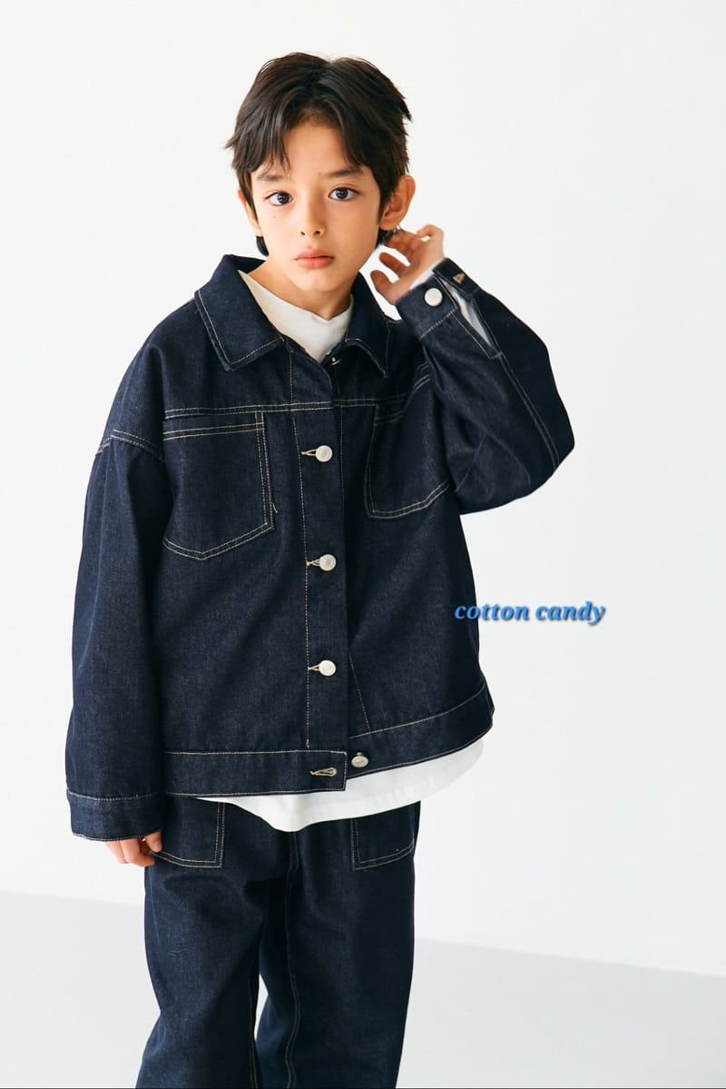Cotton Candy - Korean Children Fashion - #Kfashion4kids - Classic Denim Jacket - 4