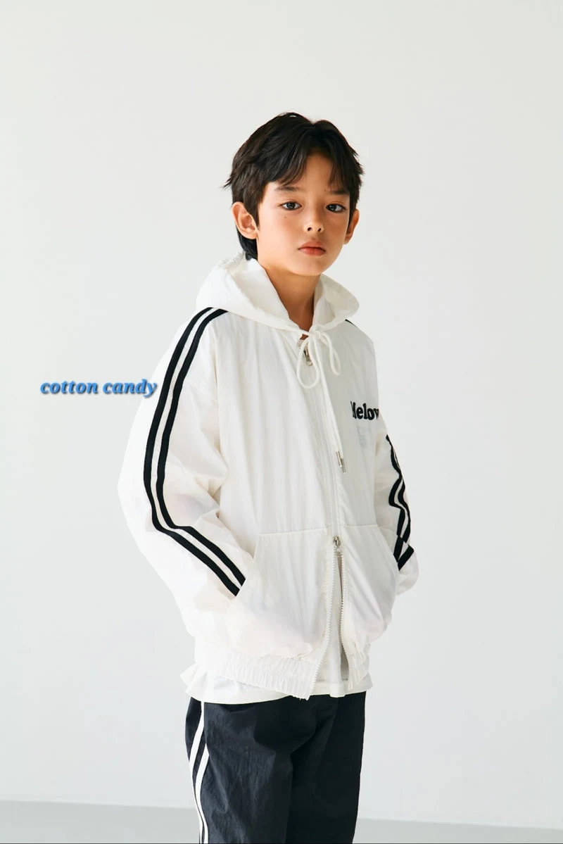 Cotton Candy - Korean Children Fashion - #toddlerclothing - Mellow Hood Zip-up Jacket - 7
