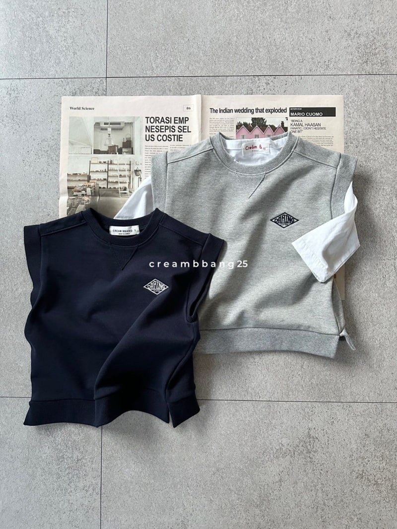 Cream Bbang - Korean Children Fashion - #Kfashion4kids - Bio Cotton Vest - 9