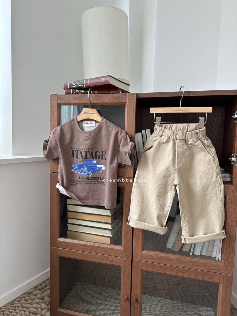 Cream Bbang - Korean Children Fashion - #Kfashion4kids - Basic Span Slim Pants - 5