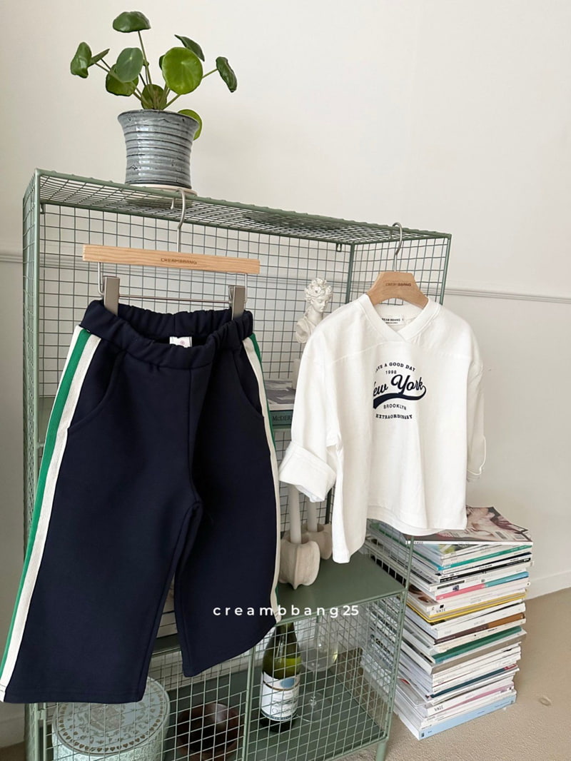 Cream Bbang - Korean Children Fashion - #childofig - Tape Training Pants - 11