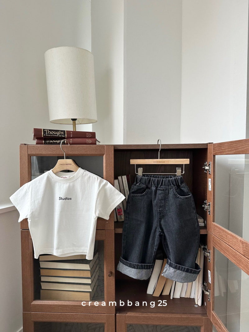 Cream Bbang - Korean Children Fashion - #designkidswear - Studio Short Sleeved Tee - 11