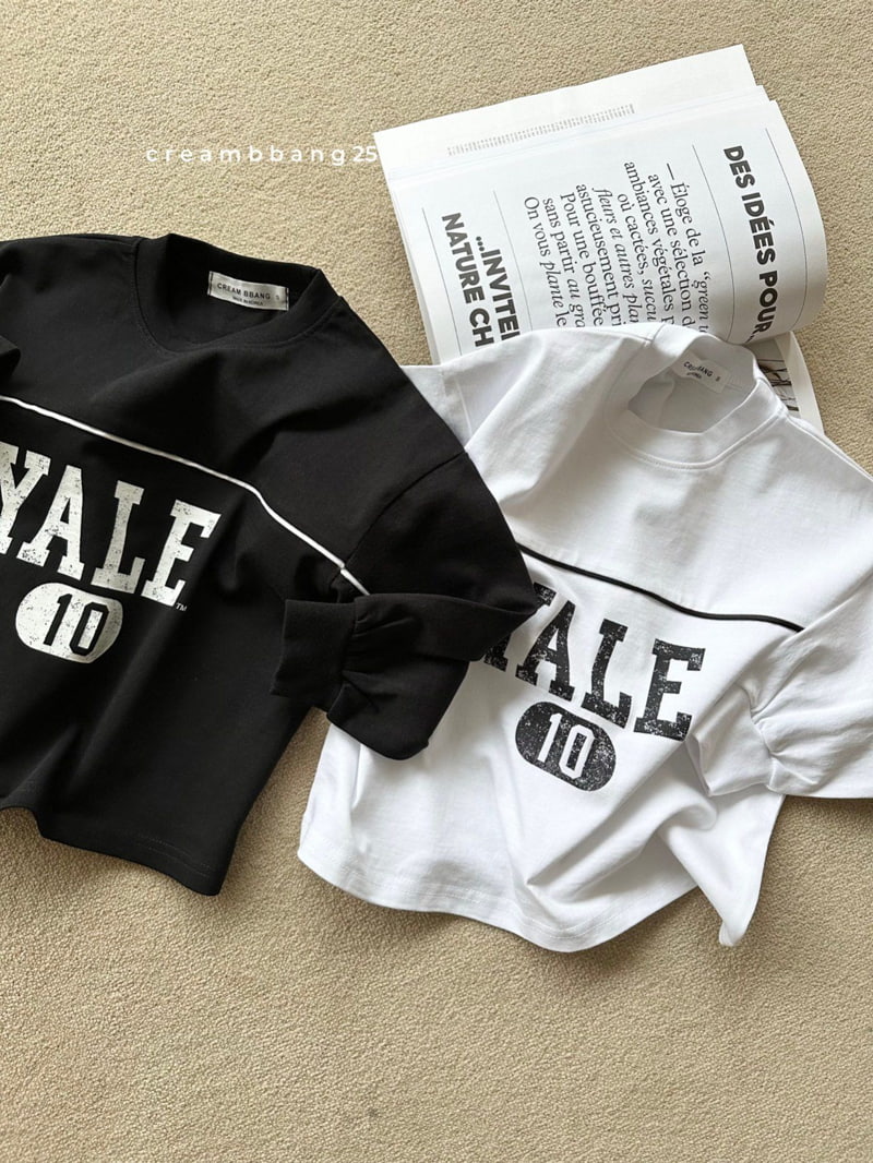 Cream Bbang - Korean Children Fashion - #designkidswear - Yale Boxy Tee - 7