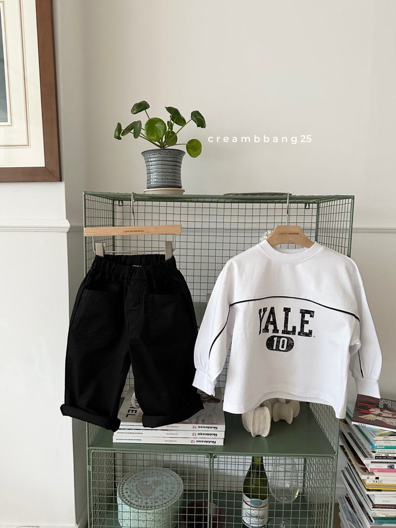 Cream Bbang - Korean Children Fashion - #designkidswear - Point Pocket Cotton Pants - 5