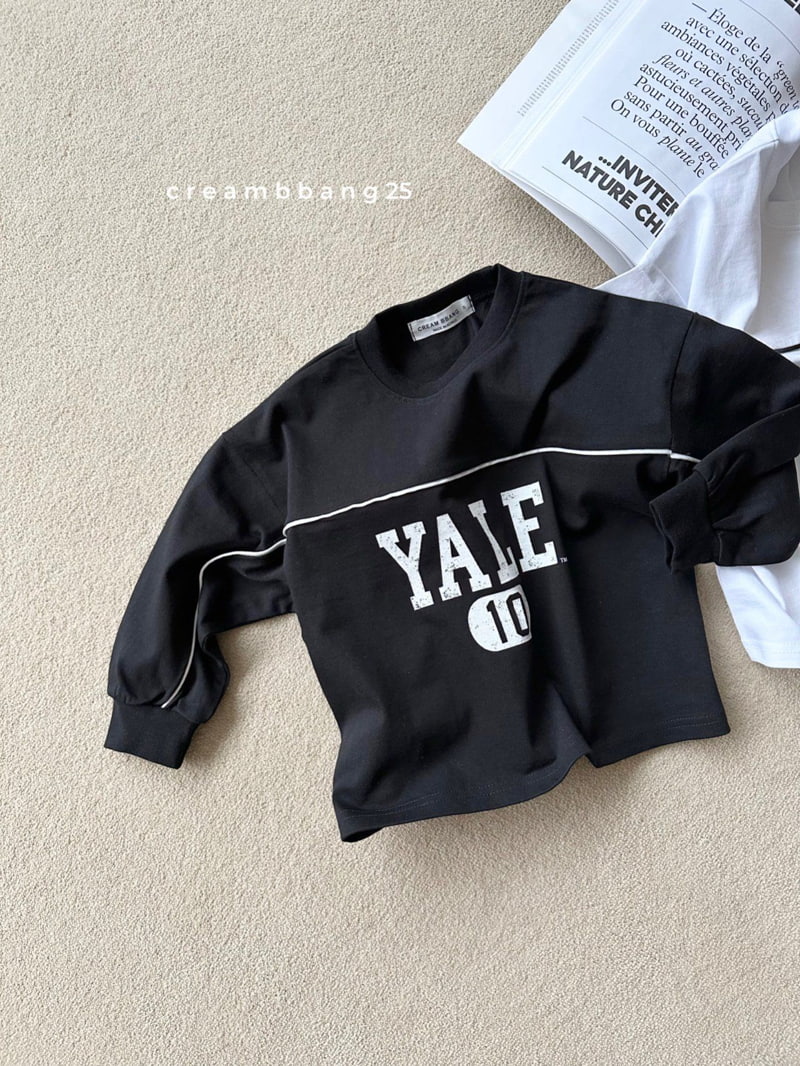 Cream Bbang - Korean Children Fashion - #discoveringself - Yale Boxy Tee - 8