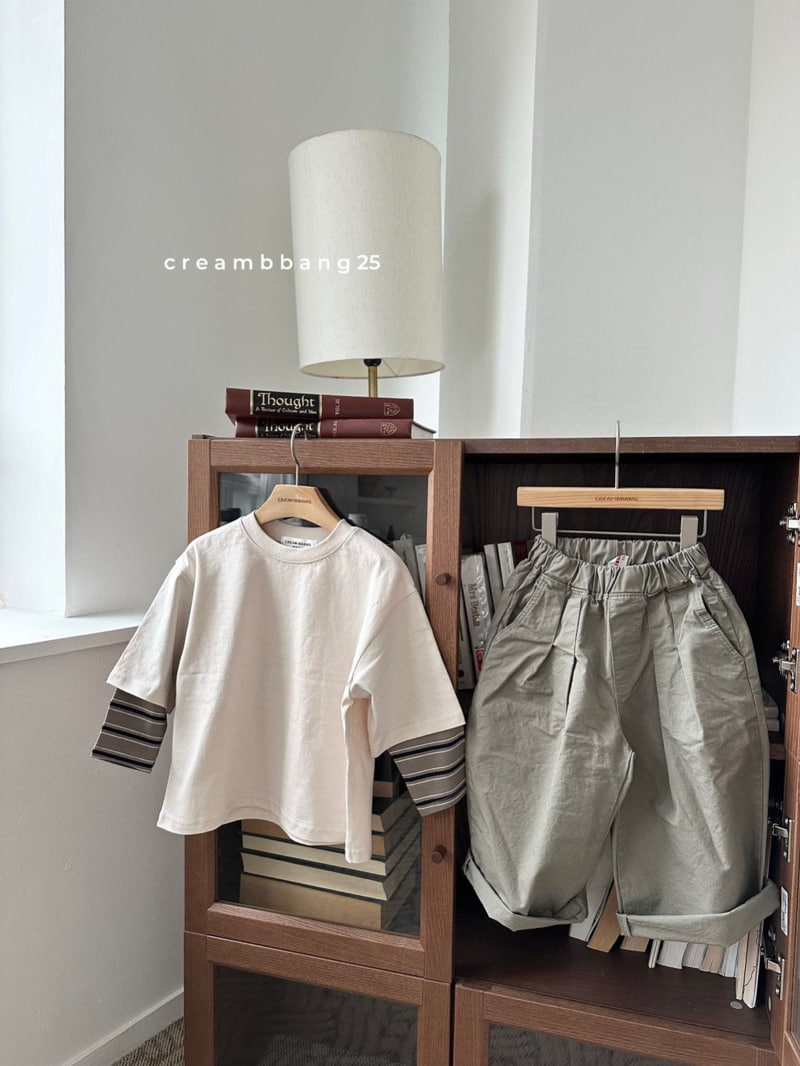 Cream Bbang - Korean Children Fashion - #fashionkids - Layered Boxy Tee - 5