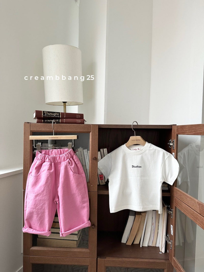 Cream Bbang - Korean Children Fashion - #kidsshorts - Bio Cotton Baggy Pants - 10
