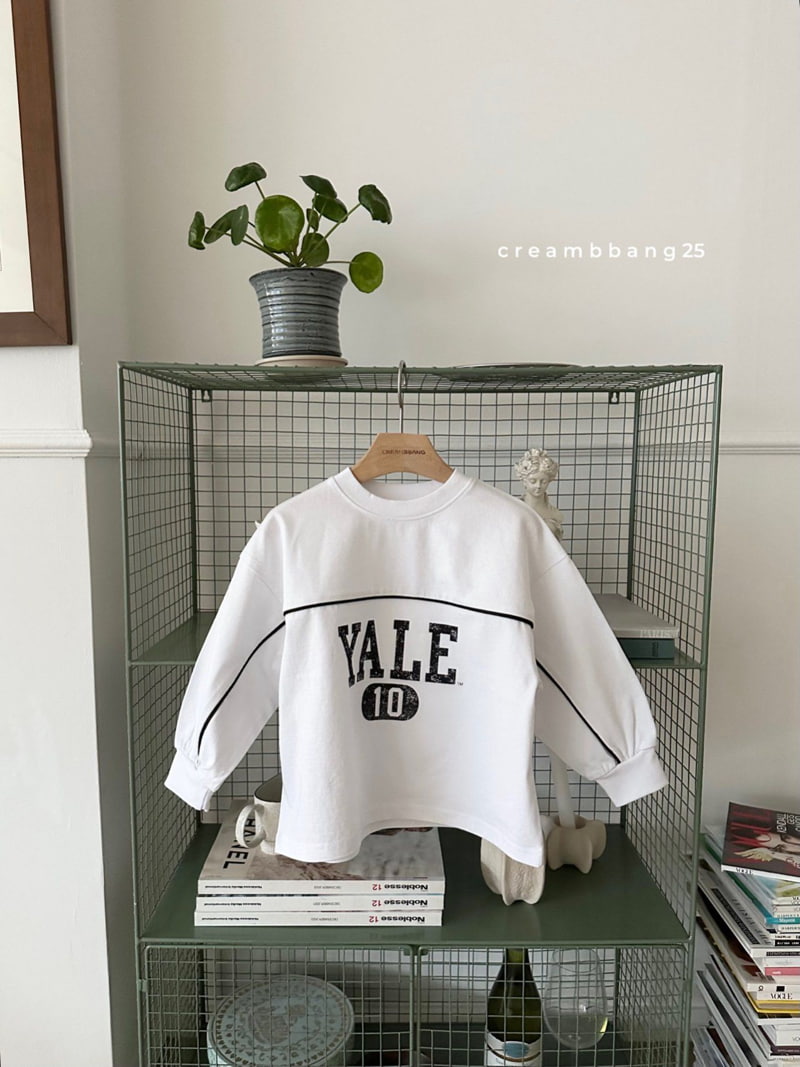 Cream Bbang - Korean Children Fashion - #kidsshorts - Yale Boxy Tee - 10
