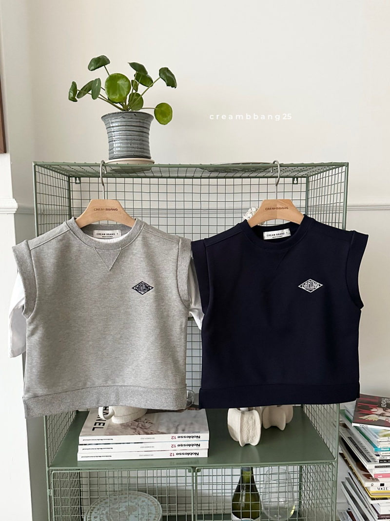 Cream Bbang - Korean Children Fashion - #kidsstore - Bio Cotton Vest - 7
