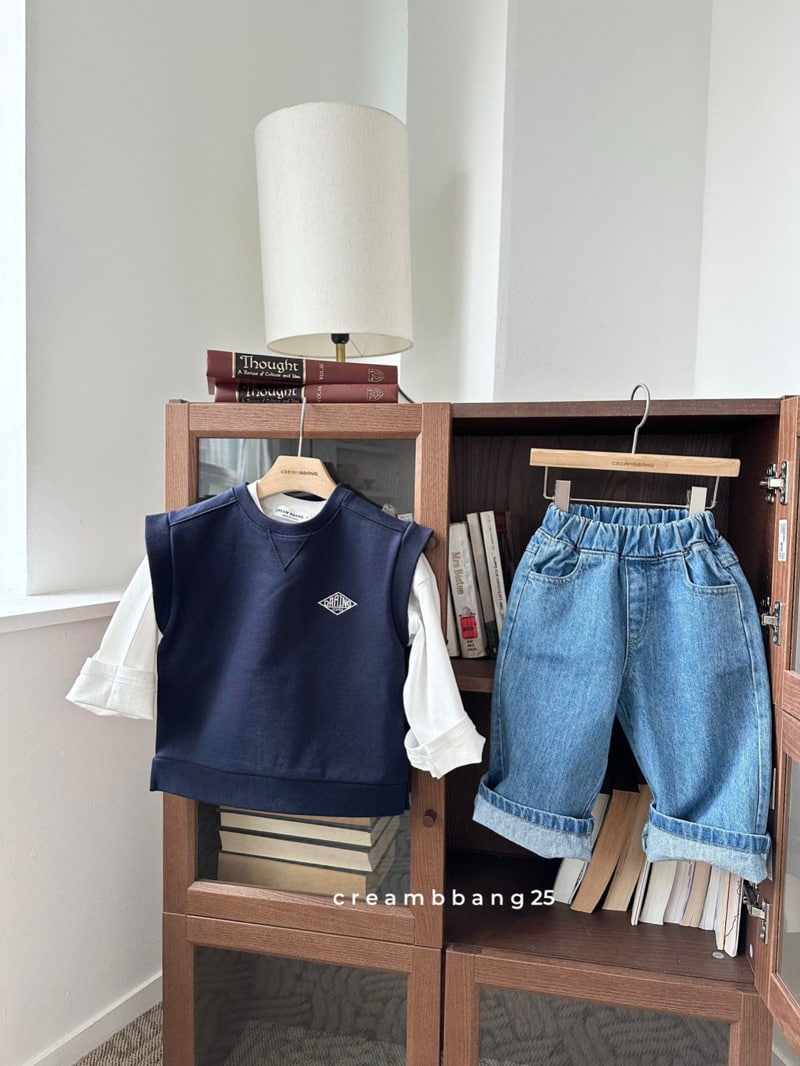 Cream Bbang - Korean Children Fashion - #kidzfashiontrend - Spring Classic Denim Pants - 9